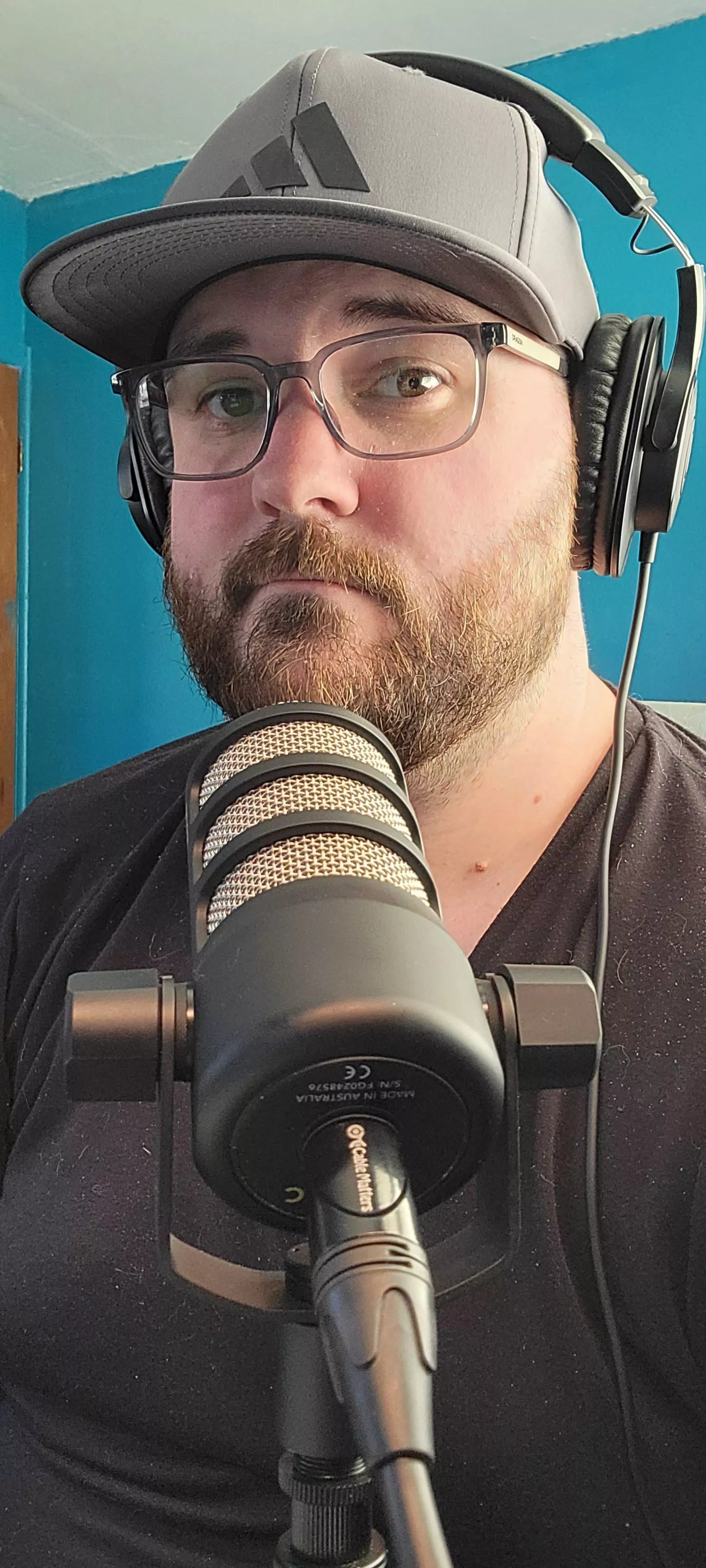 when you accidentally look like a radio DJ, but you're home on a meeting instead posted by spamified88