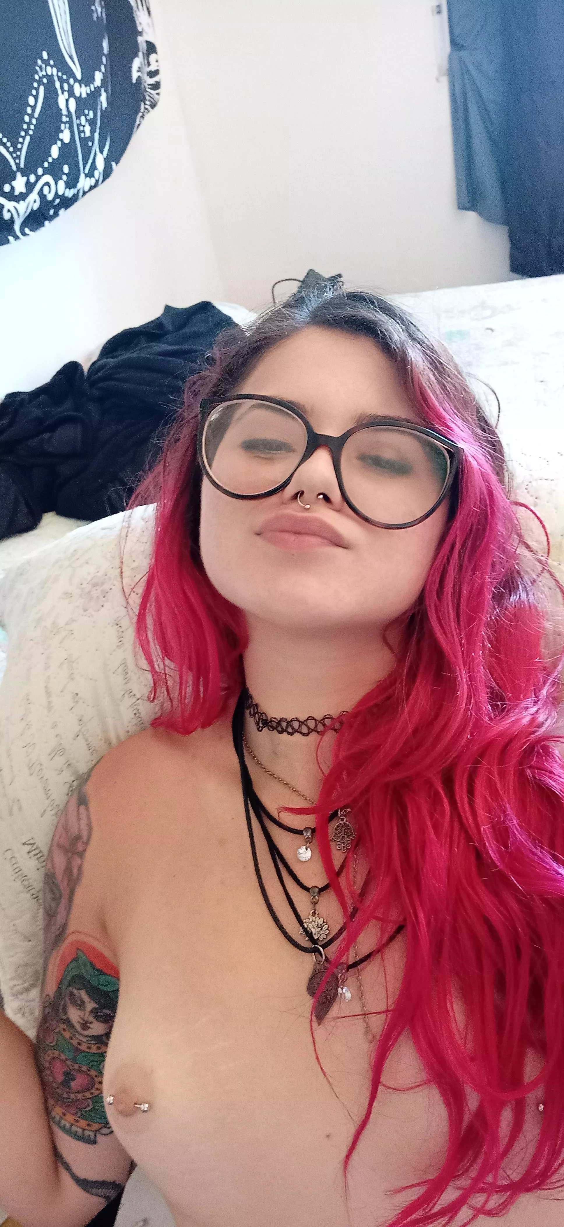 Would you suck my pierced nipples? posted by docellvira