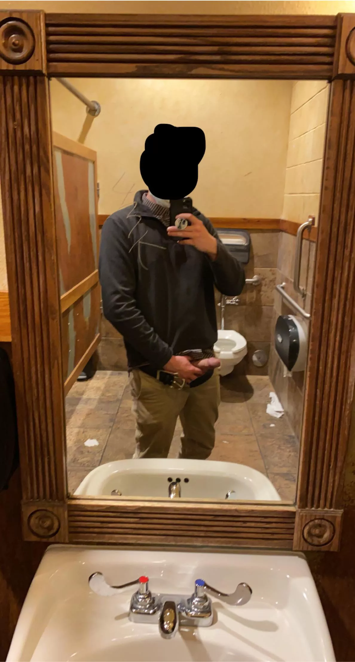 26/these handicapped stall mirrors come in handy posted by blondeleo6969