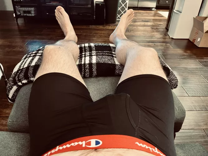 Always no pants around here. Enjoying the view?😏 by Throwingaway888777