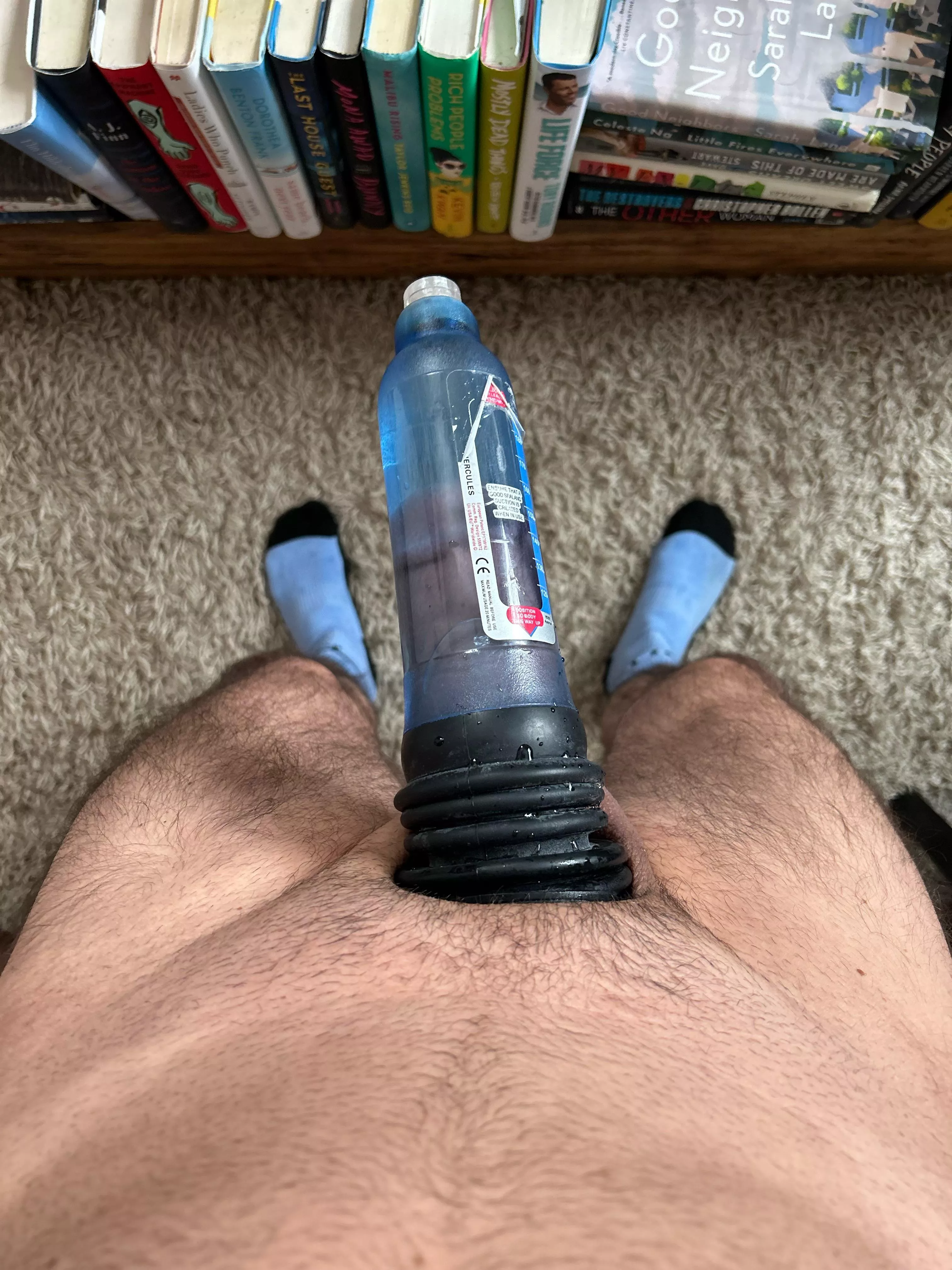 Broke out the bathmate - anyone pumping! Dm me posted by sjv11109