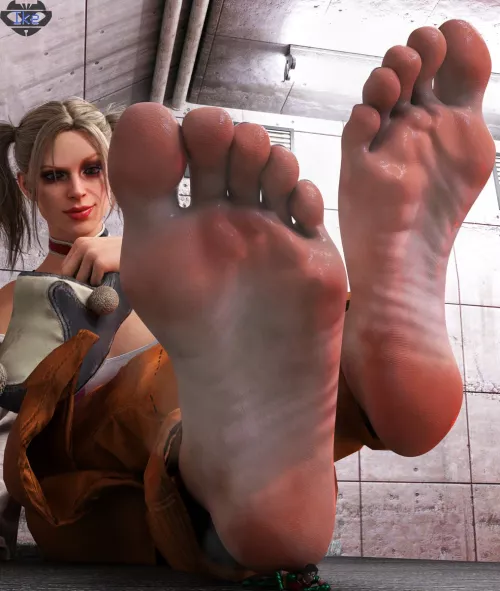 Harley Quinn's Big Soles (SmolBoyIzzy) [Batman] by Lachryma_ud