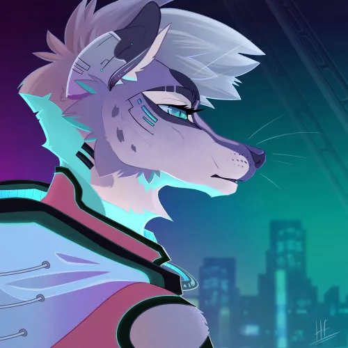 I was inspired by Cyberpunk: Edgerunners and drew this :p [art by me, @heretic.fox on Instagram] by 1ratamo1