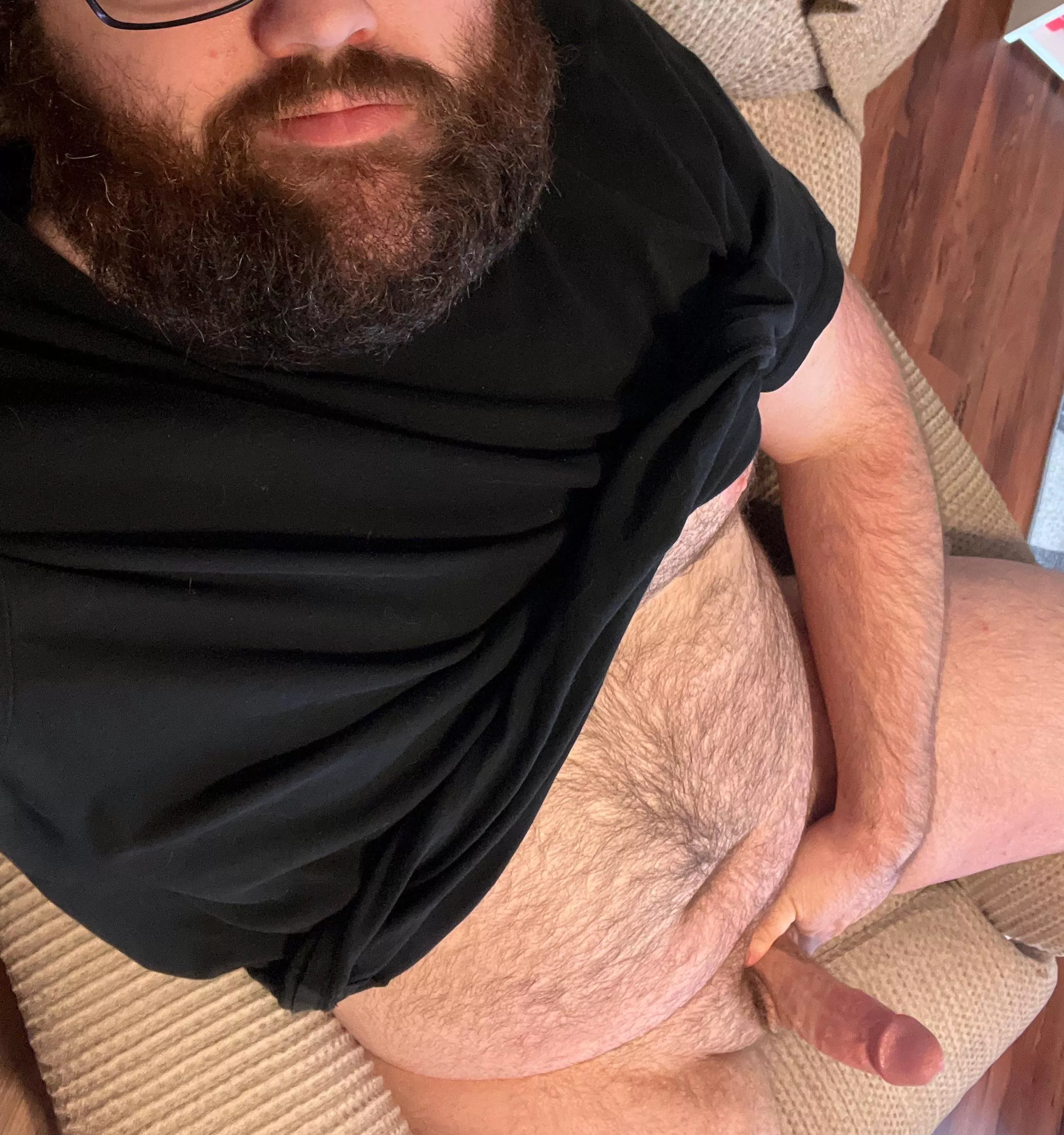 I wonder how we could both fit in this chair… posted by studmuttreturns