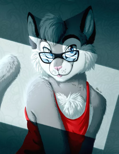 Kitty blep // Art by me by spacetank