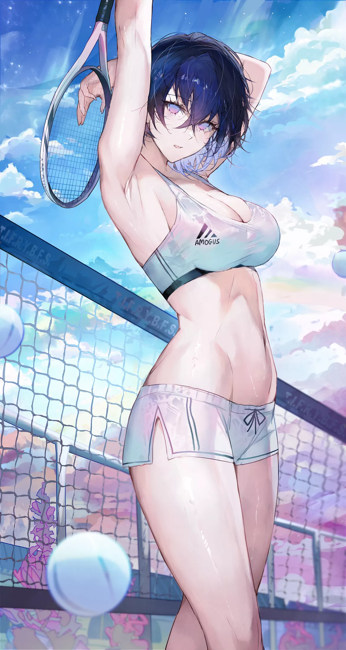 Late Tennis Practice posted by CheetahSperm18