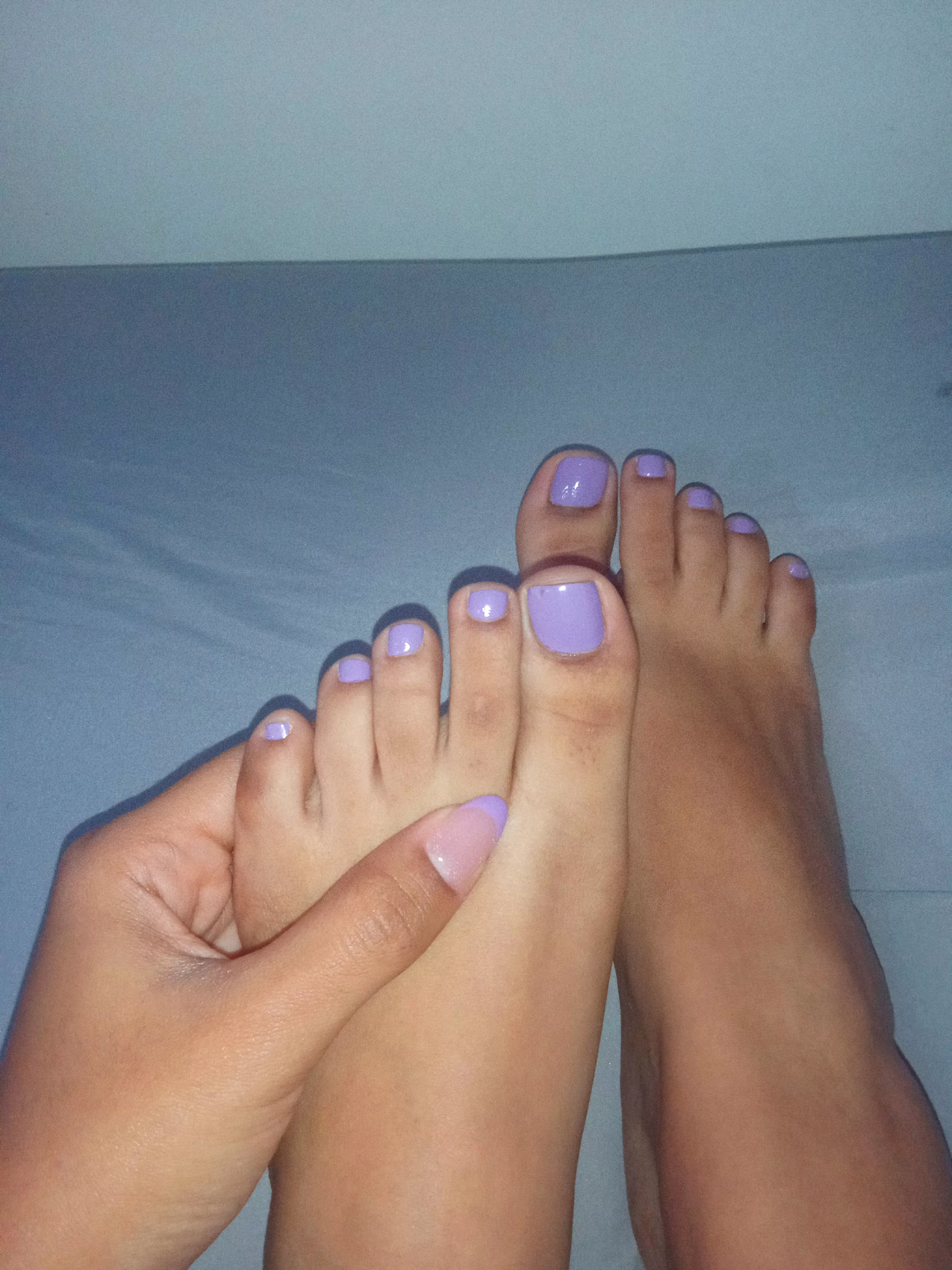 matching nails posted by VioletSoccer
