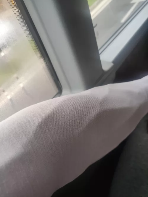 my arms resting in the bus by herrazki