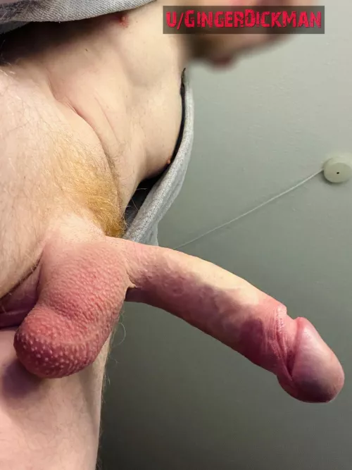 My ginger dick from below by GingerDickMan