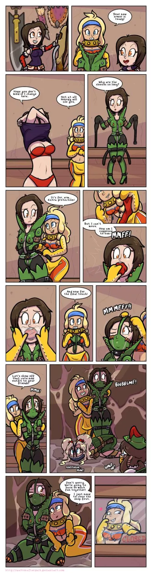 Not the fashion show she had in mind.. by ashthemenace