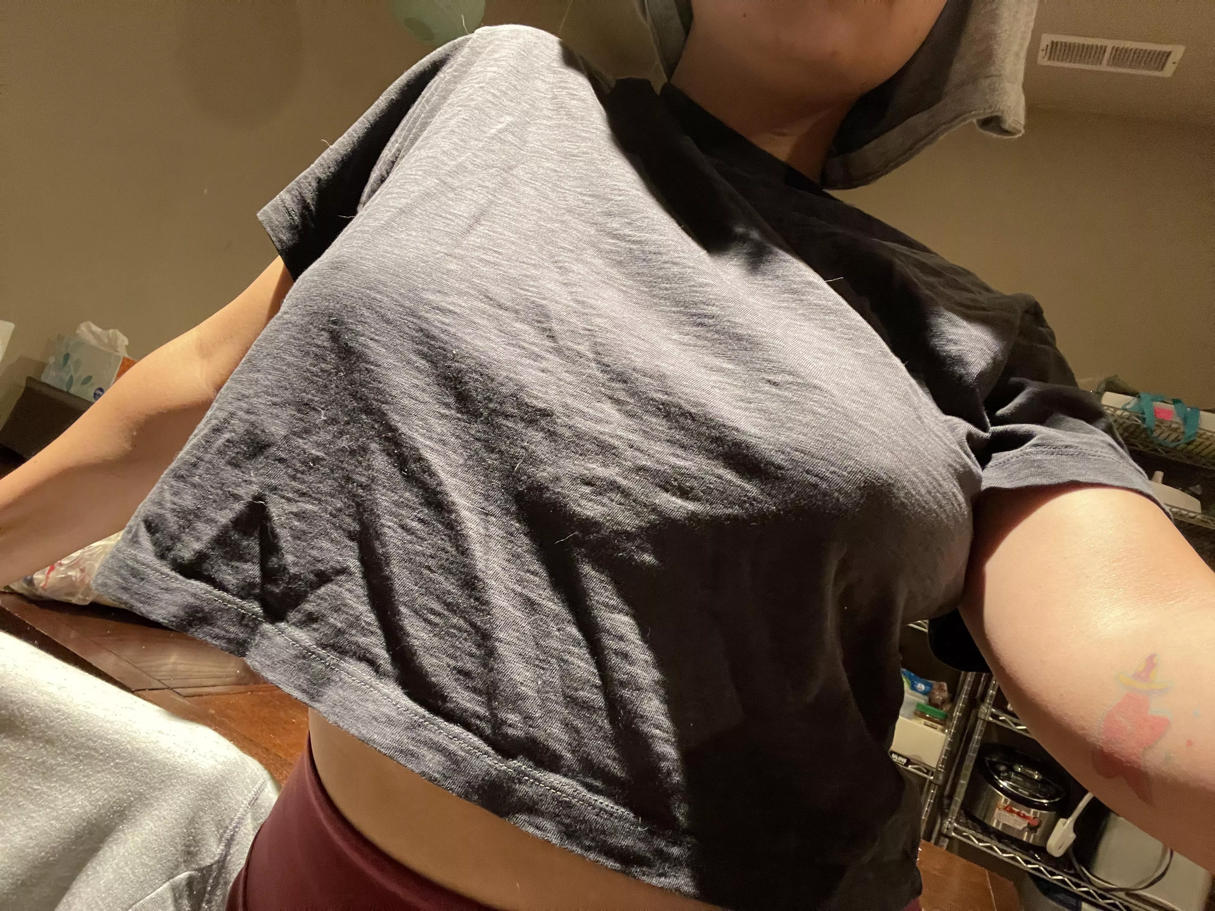 Slide my shirt up for a surprise or two posted by gemmacactus