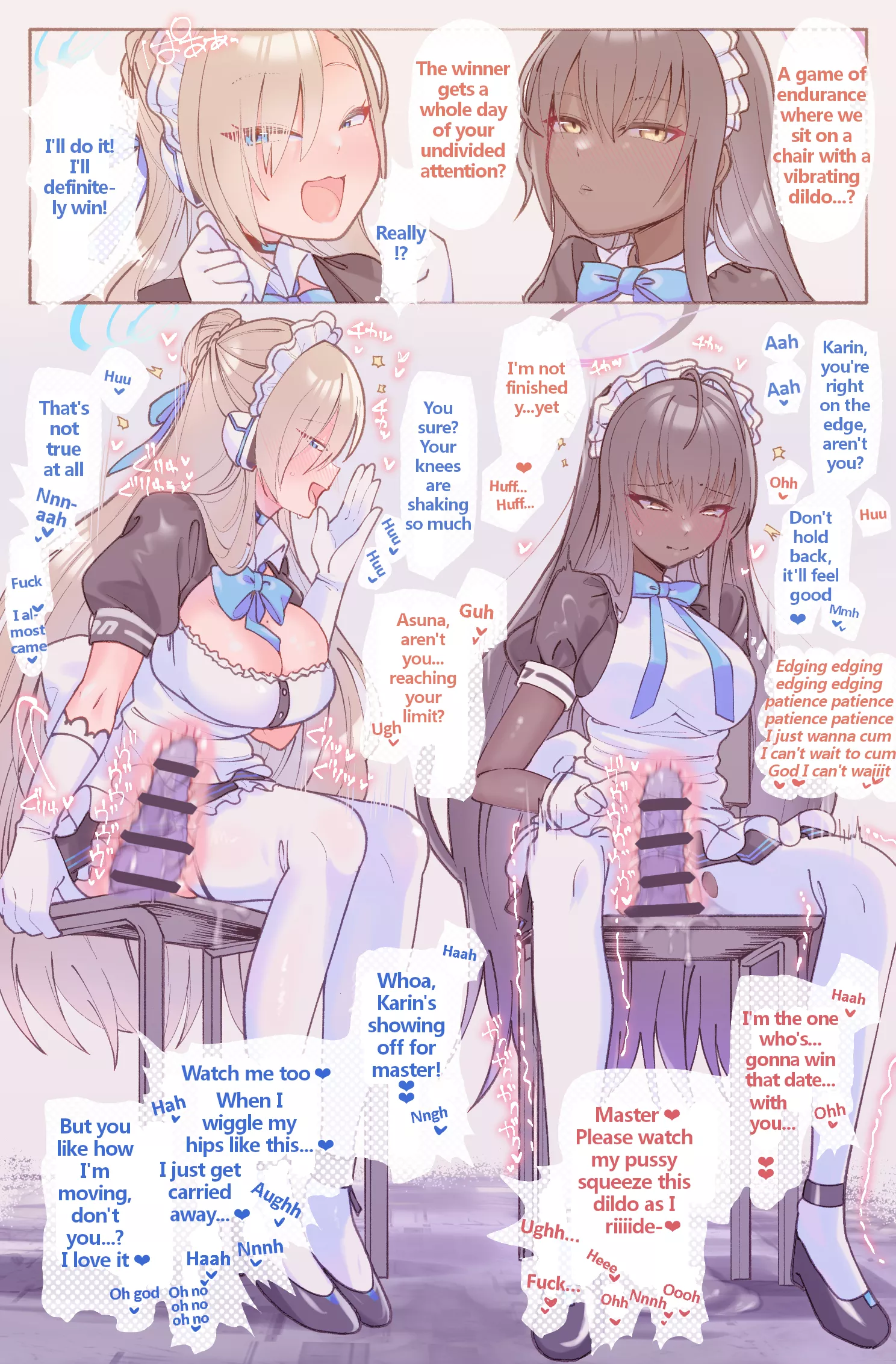 Testing the maids [Blue Archive] posted by HarimProtagonest