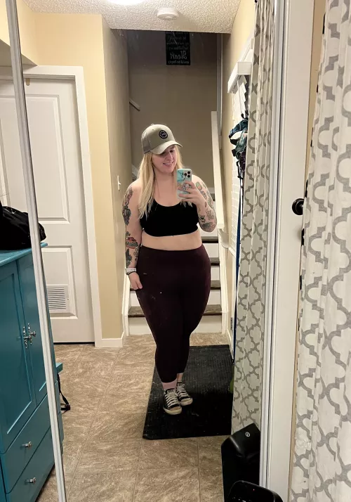 The fit today by curvytattooed282