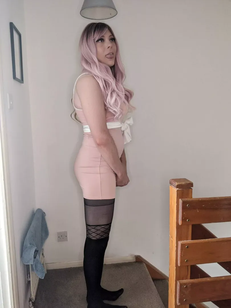 Trying to look like a cute little sissy... by BDSMPony