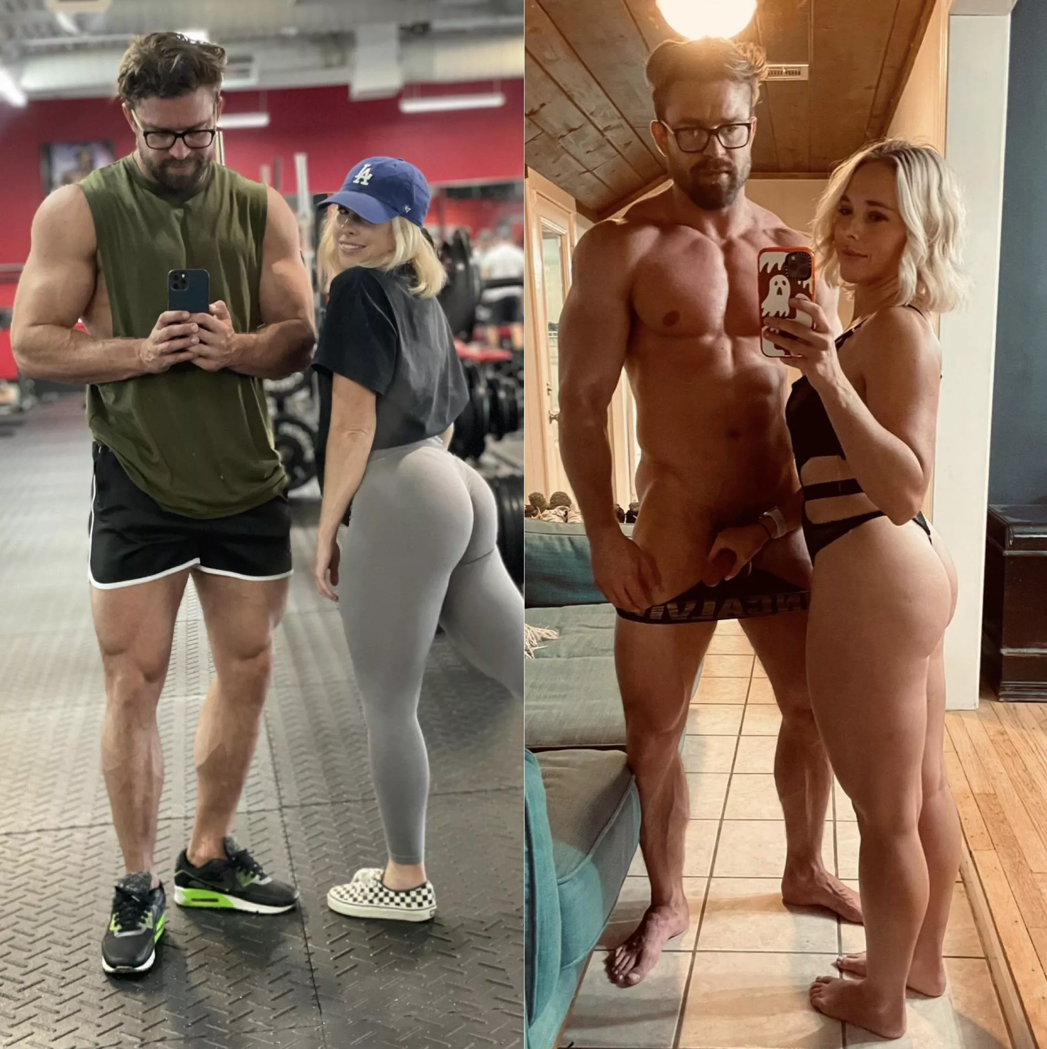 We like to work hard and then play hard 😜 posted by FitandFun918