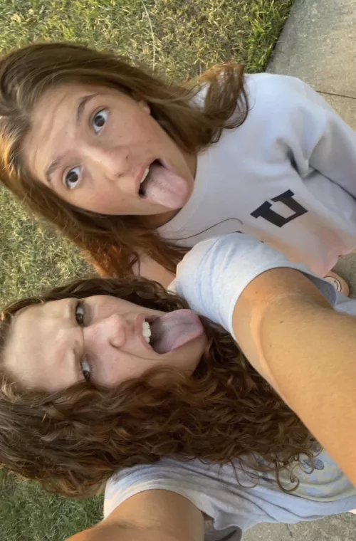 With her friend by Agreeable-Ability773