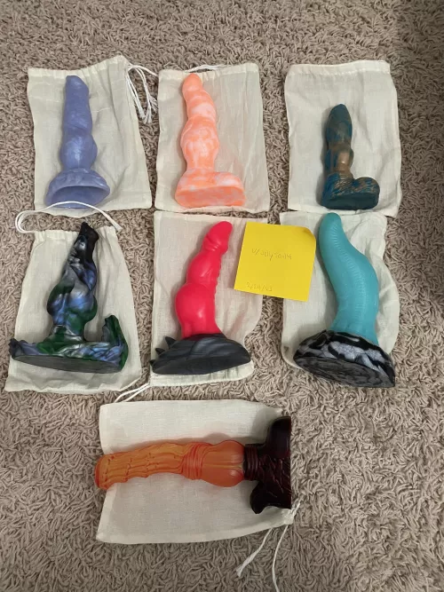 WTS multiple bad dragons by JellySeal4