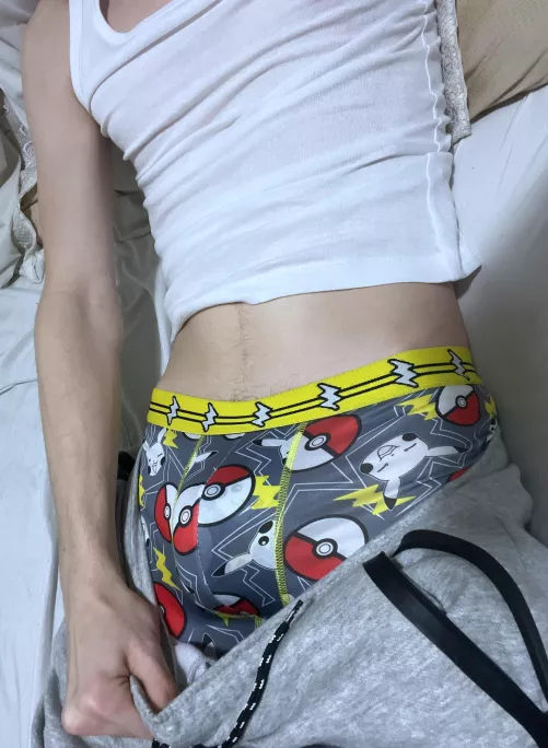 (20 M)Desperately needed a clean pair of boxers before Work and stole from lil bro 🤣 Wanna catch ‘em all?! by KnockItOffSusan