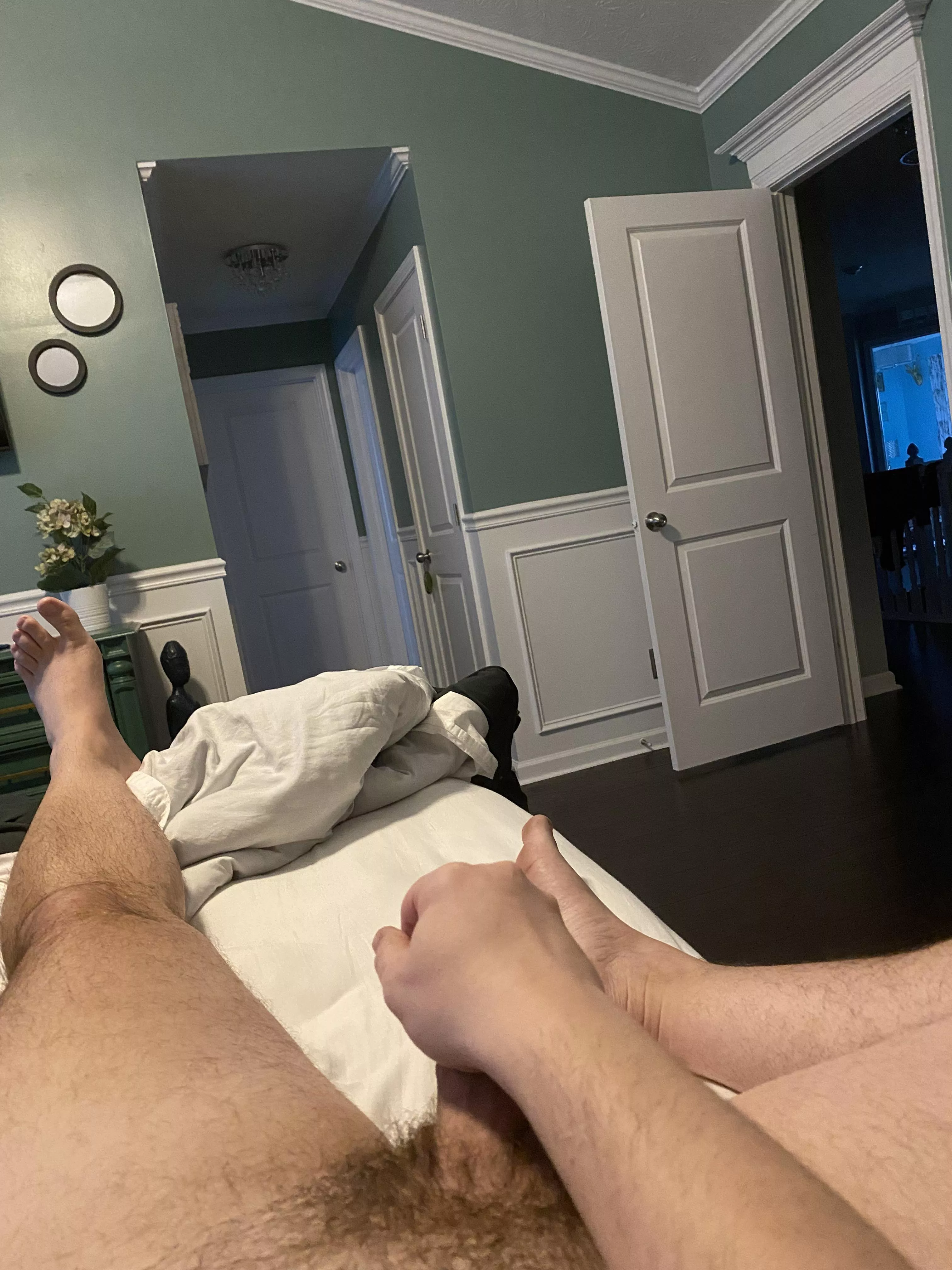 33. Married jerking cock before shower. Who else is horny and needs to unload! Midwestguy_900 posted by hoosierboy46123