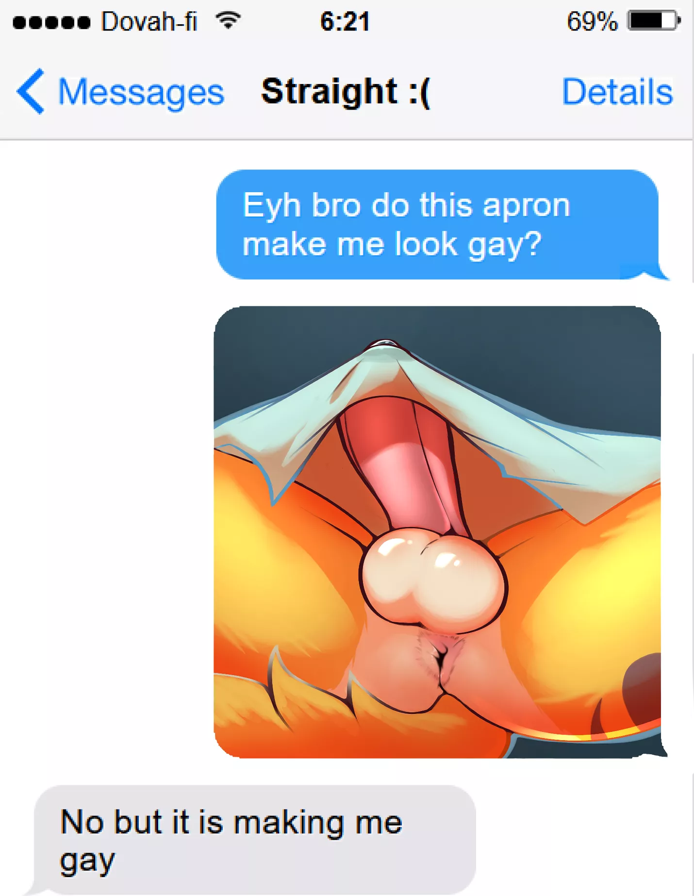 Are aprons gay? (jarlium) posted by Jarlium