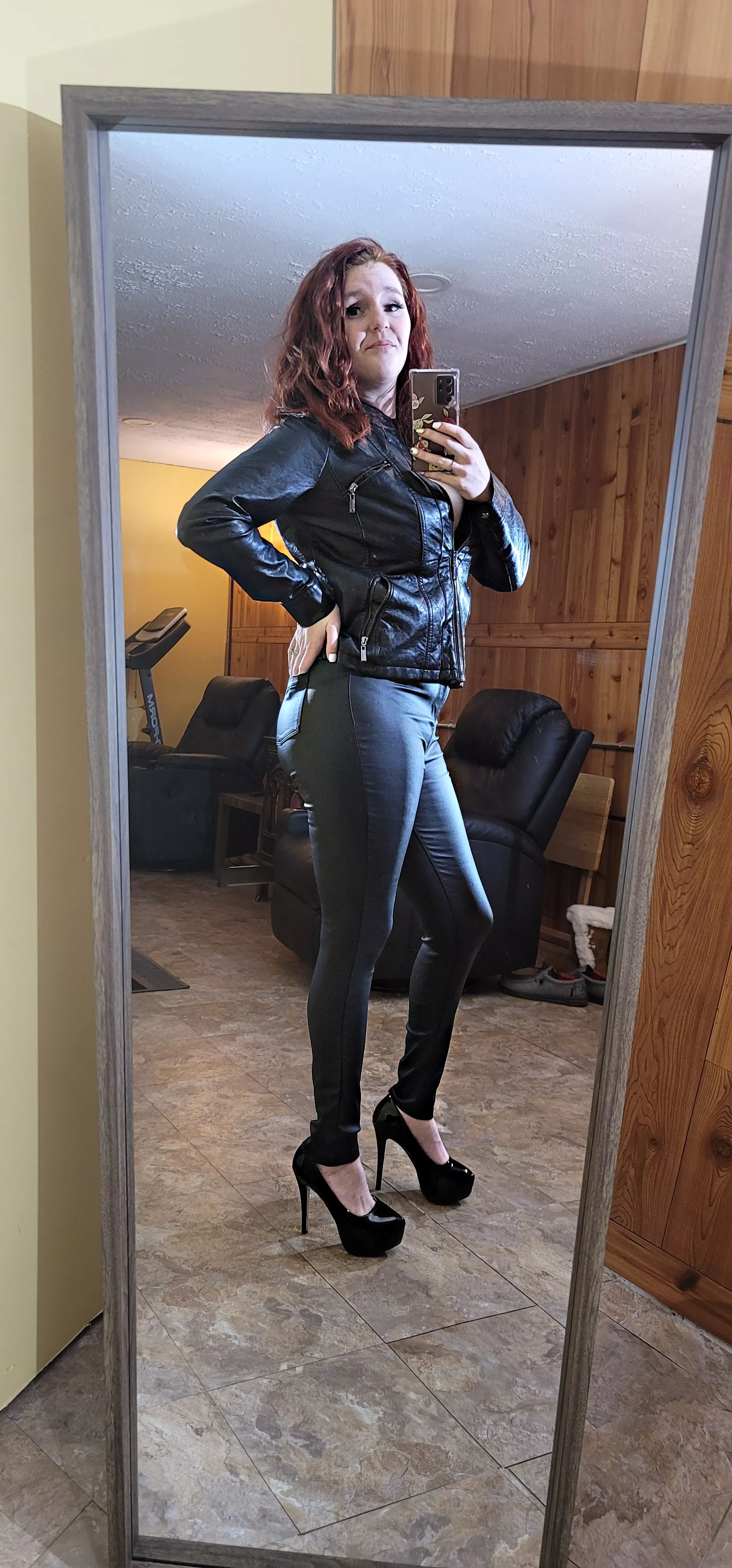 are leather outfits still a thing? posted by That_redheadnextdoor