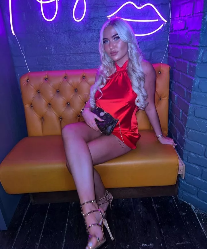 Chloe in little satin dress posted by corruptusextremis