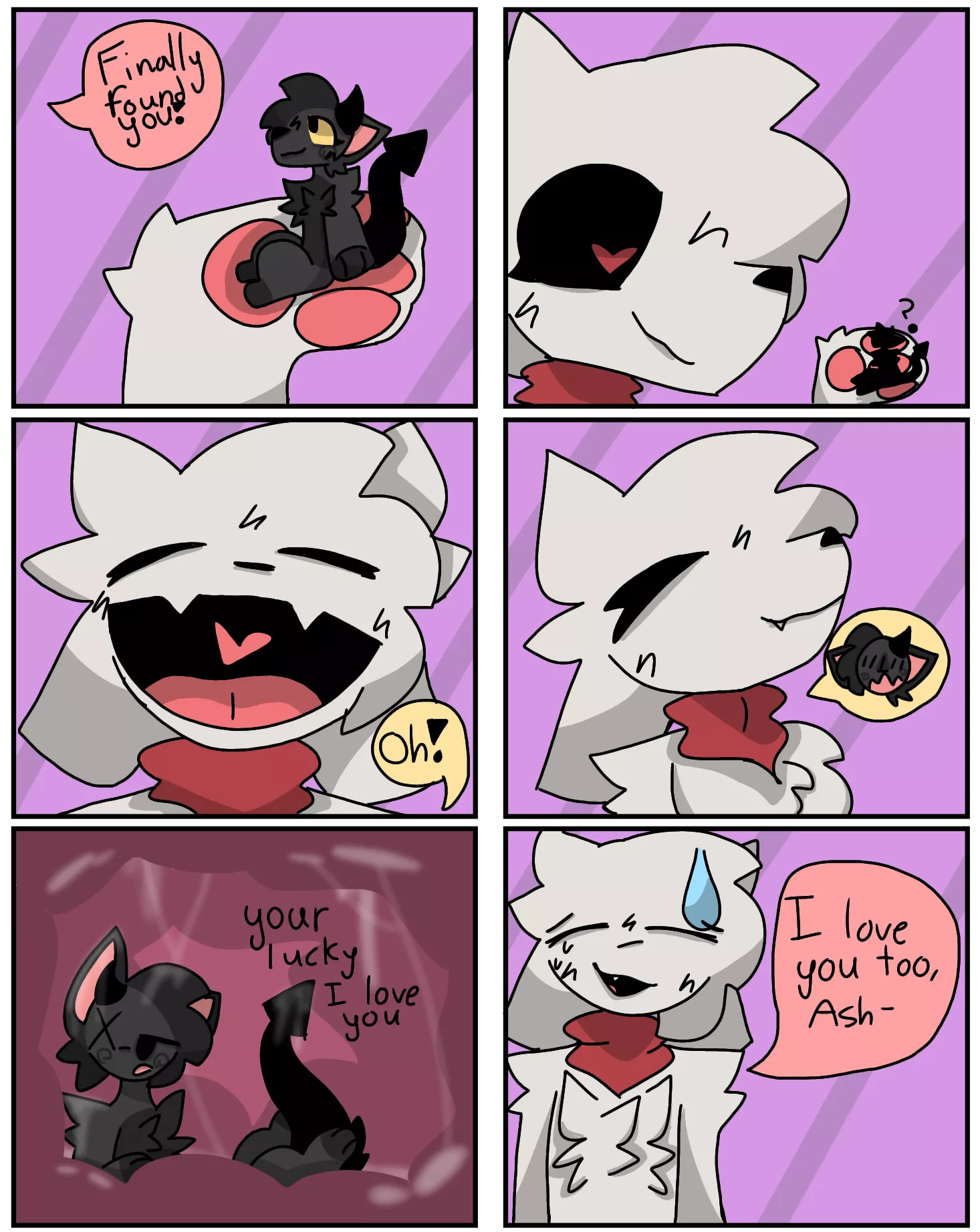 {comic} AAAAA I made this for me and my lover <33333 posted by MeadowYT