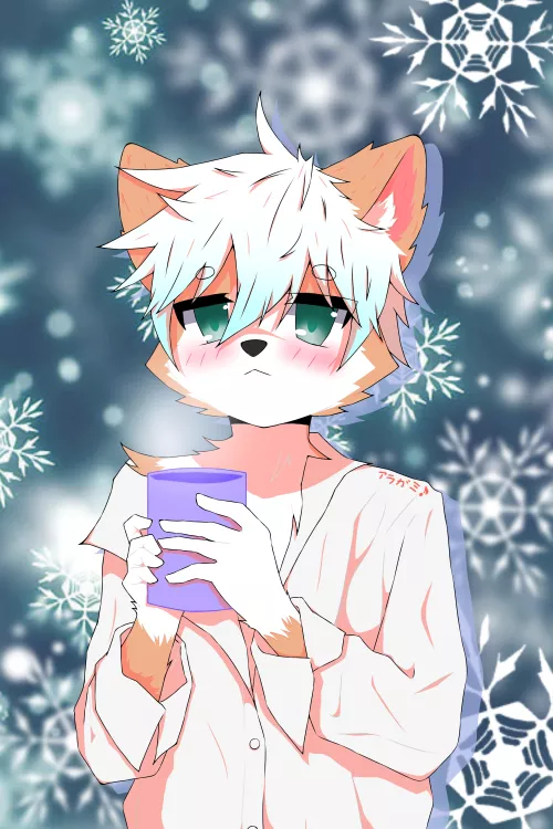 Cup of hot chocolate, anyone? (art by me) by Kobayashi617
