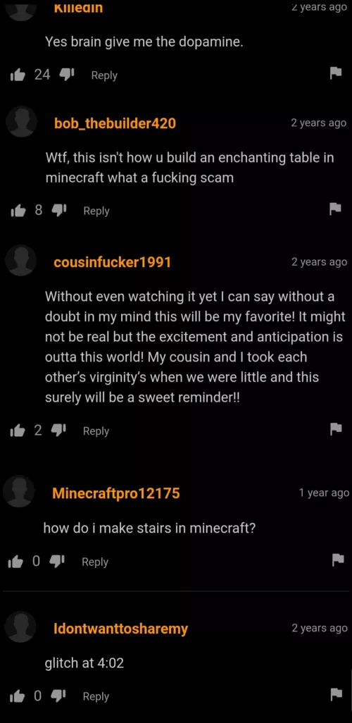 found the weirdest comment section on a single video by Choice-Bake7922