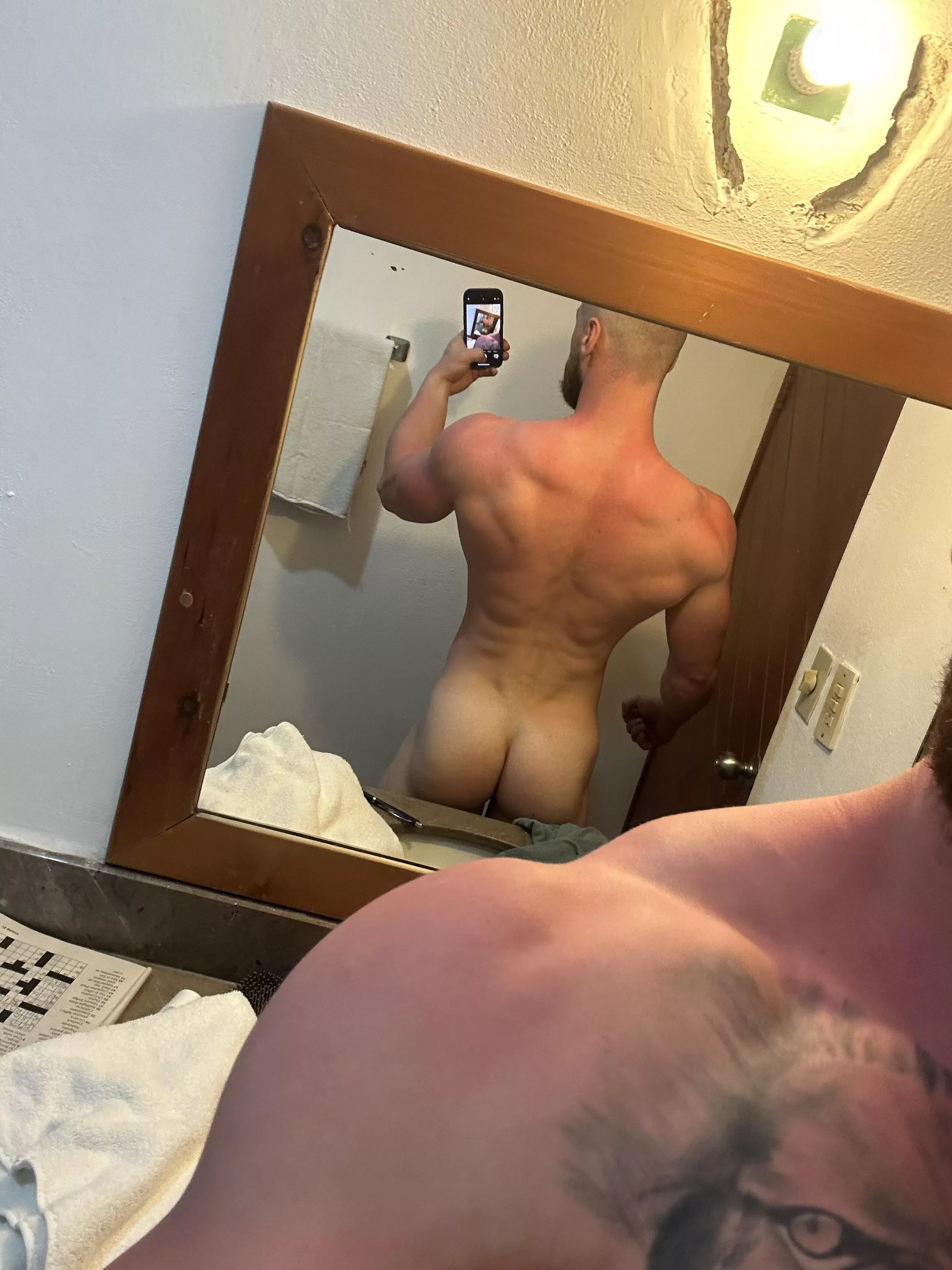 Got a little bit burnt yesterday. Anyone wanna run some lotion on me? posted by Dangerous-Deal-6018