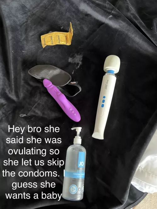 I always felt like we got pregnant really quick last time. Now I cum home to this. Now I know why by Docwright05