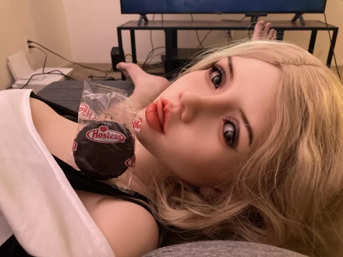 I think she wants a lick of my ding dong by blm1973