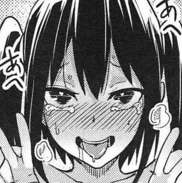 LF Mono Source: 1girl, ahegao, black hair, blush, close up, drool, face, foreign sfx, hair between eyes, heavy breathing/heat effects/smoke, looking at viewer, saliva trail, shoulder, sweat, tears, twin tails, two fingers raised, upper teeth, v sign/peac posted by No-Raccoon-7771