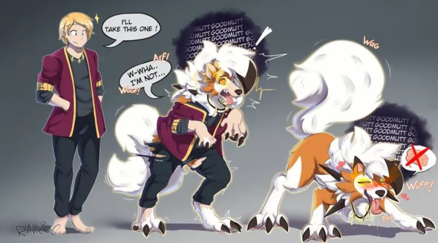 “Listen to the dog thoughts” [by Ravieel1 on Twitter] by SissyBimboDomme