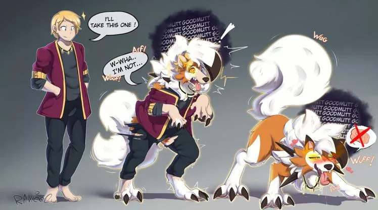 “Listen to the dog thoughts” [by Ravieel1 on Twitter] posted by SissyBimboDomme