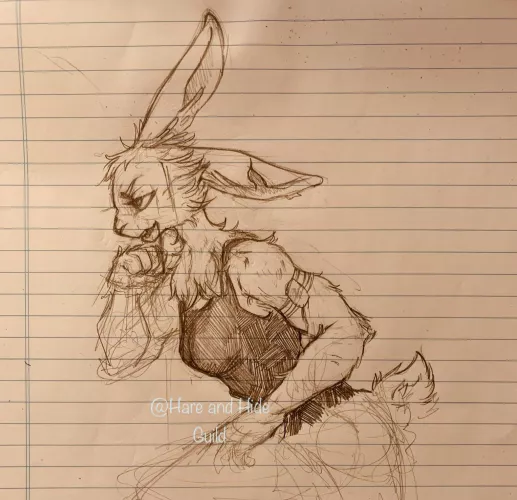 More tough rabbet. 🥊 by HareAndHideGuild