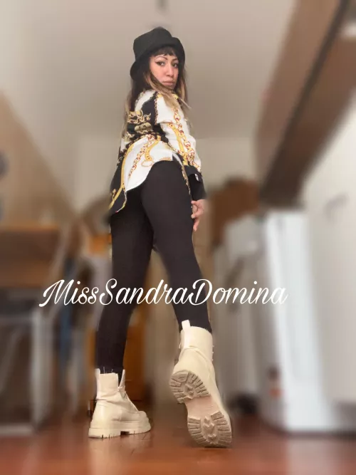My favourite activity is to look down at you and decide what pain and torture I will be inflicting upon your measly balls, all with the intention of making you cry for your ruined orgasm at the end. by MissSandraDomina