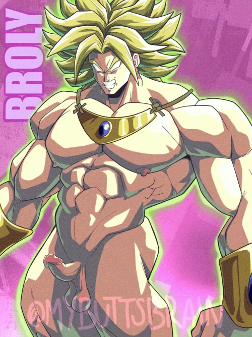 OG Broly (art by me) *insert small dick joke here* by Culero_69