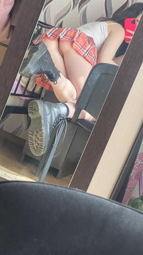 oops, my skirt is so naughty.. by BunchCrafty2896