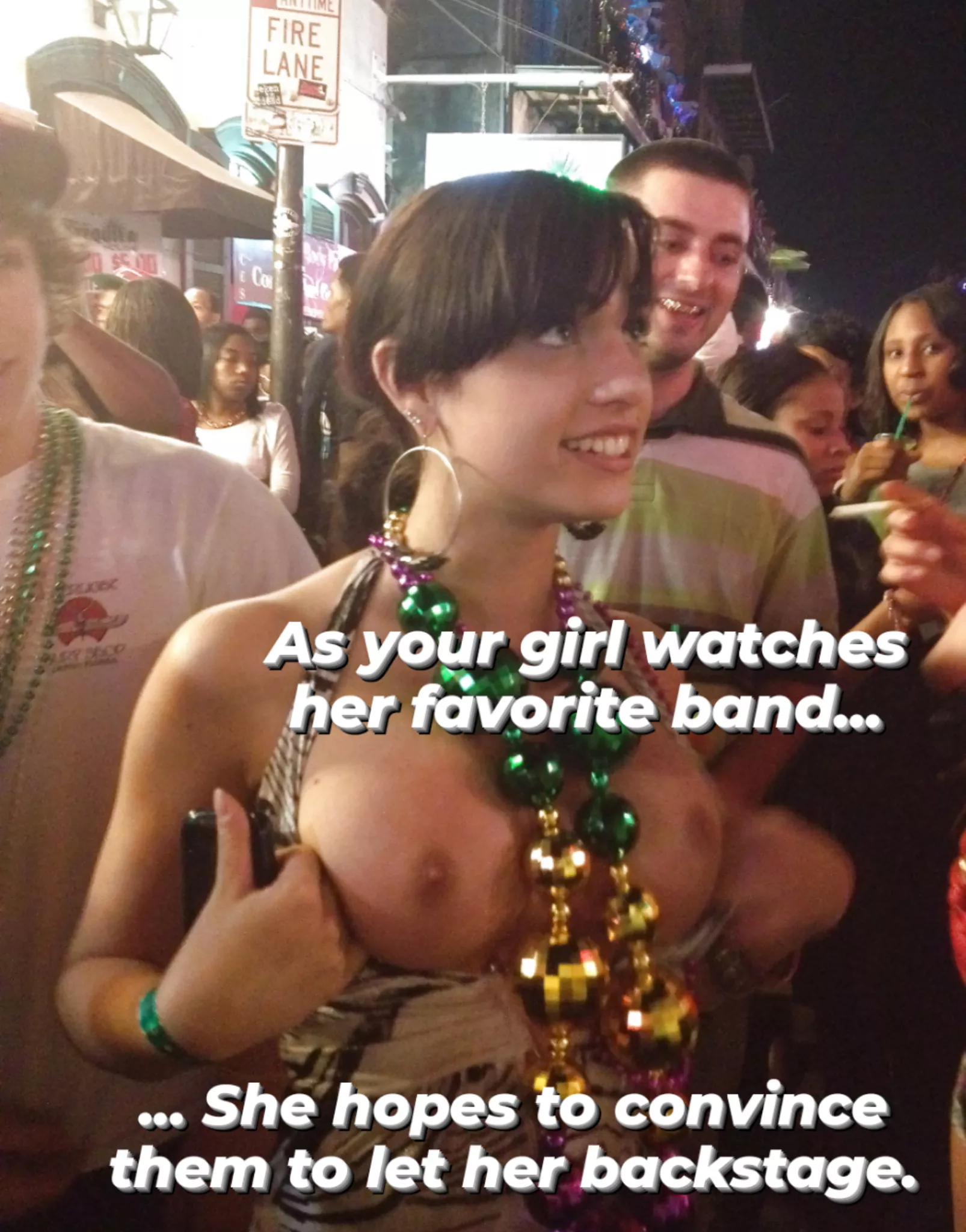 She hopes to convince... posted by -JustKindaCurious-