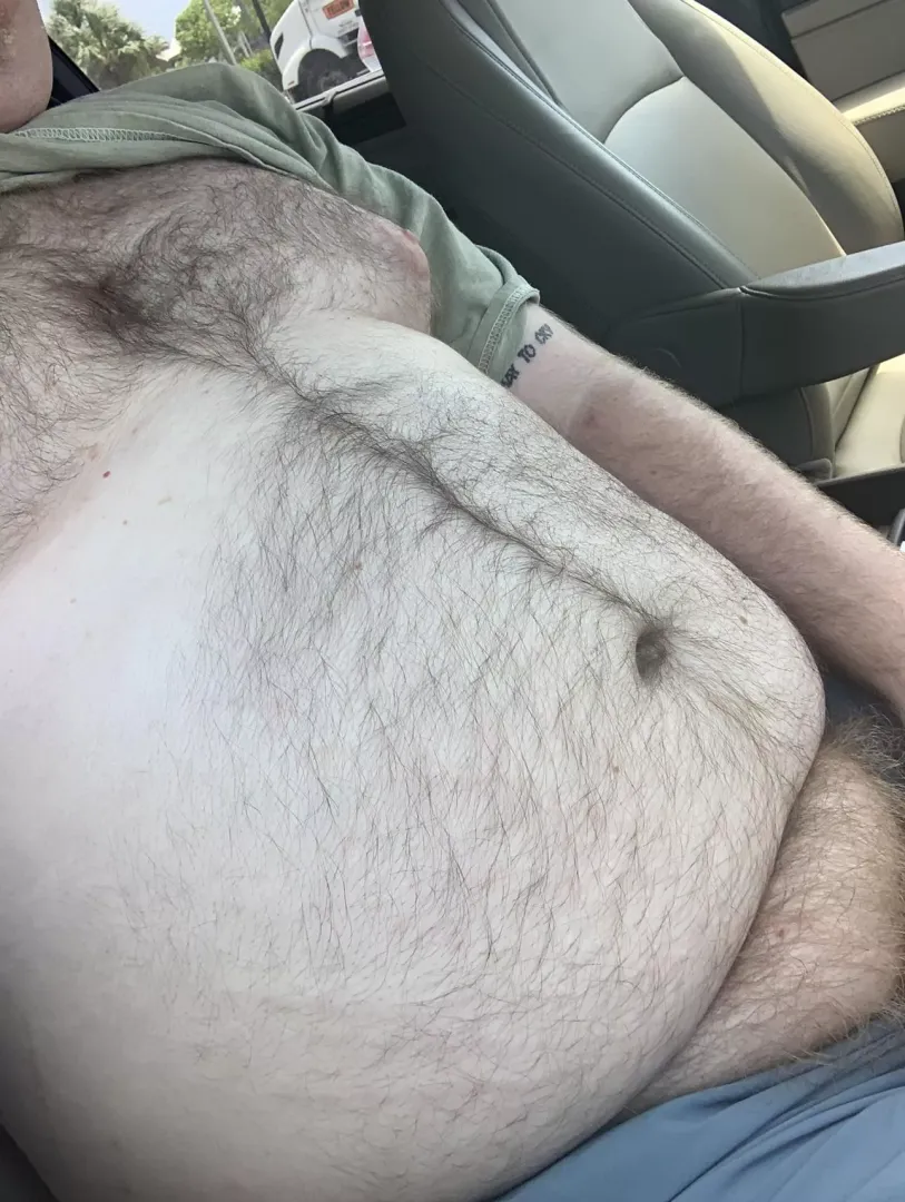 So hot down here in Florida, my clothes are just melting off! 🥵 posted by cubtits