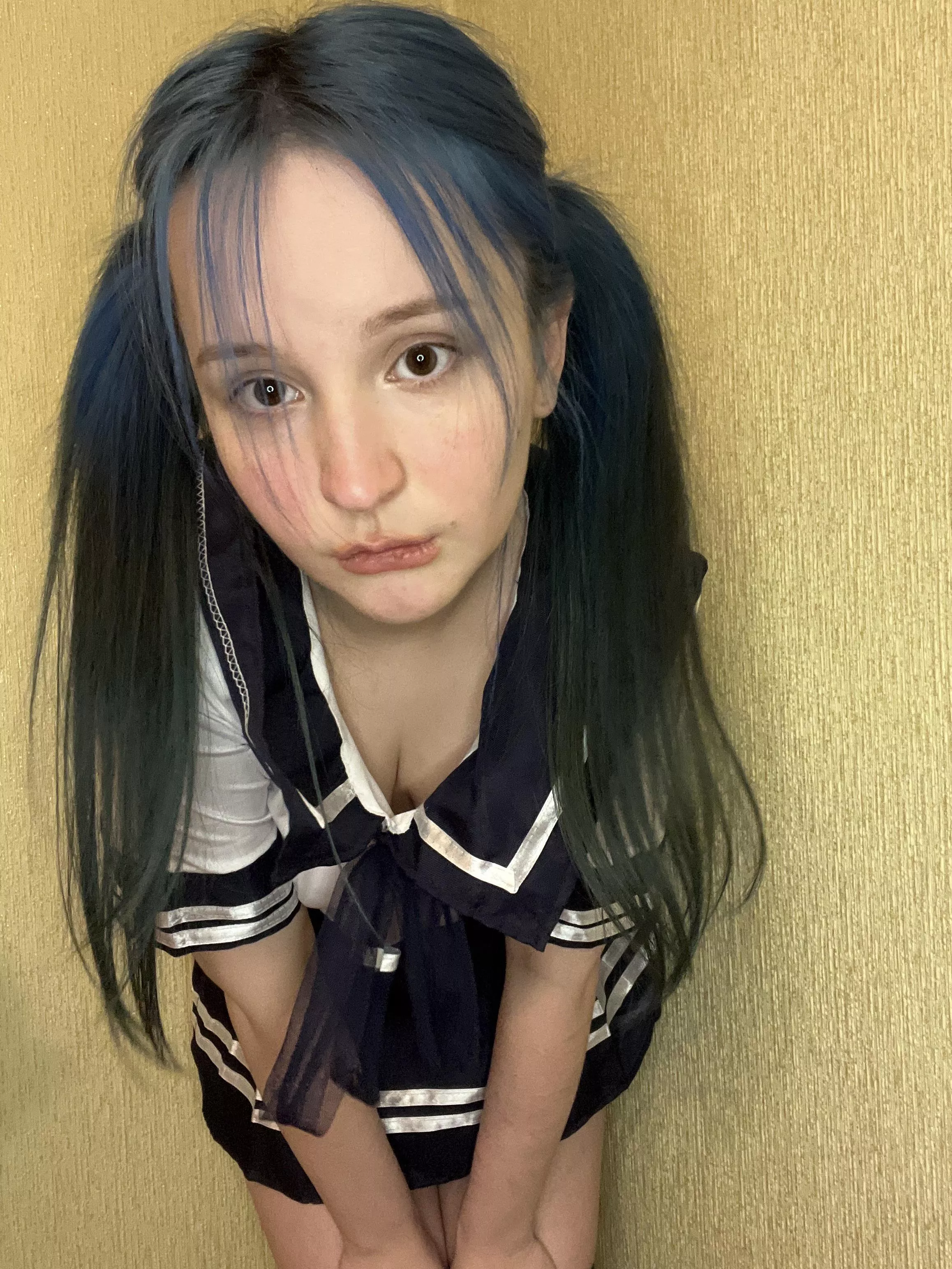 would you pull my pigtails?🙈 hehe posted by CassieTheKitten