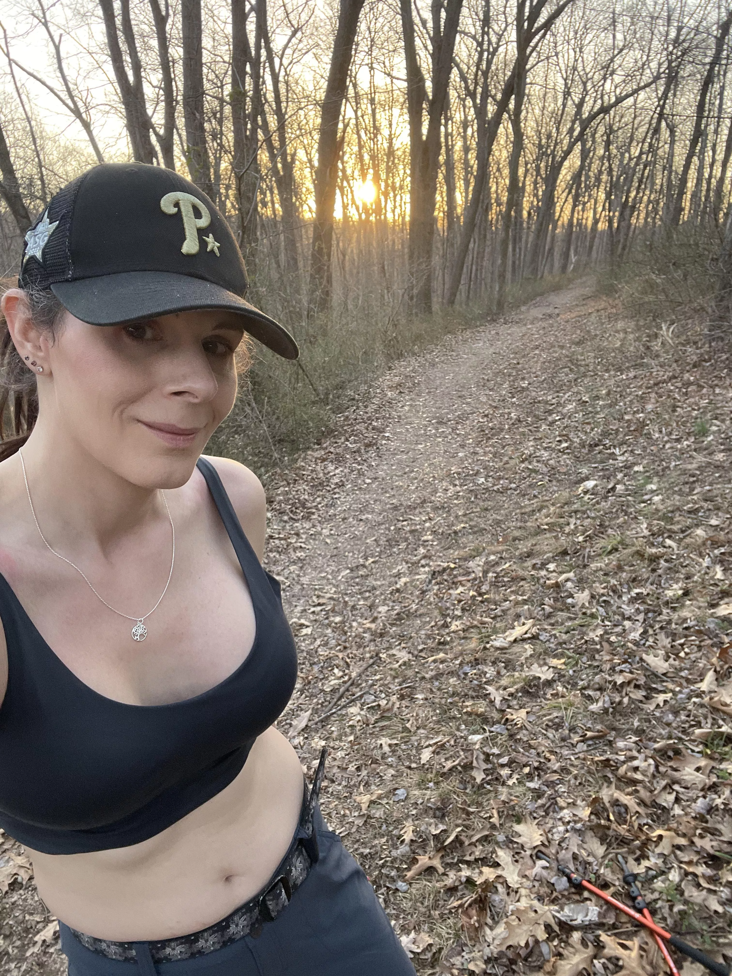 A comfy sports bra always protects my titties when out in nature (41F) posted by TheRealAutumnGoddess