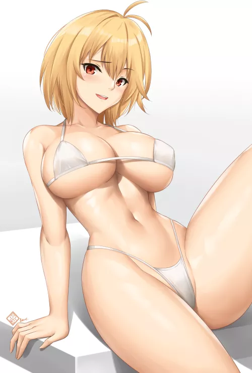 Arcueid Brunestud in a very sexy pose by hornyfortits2