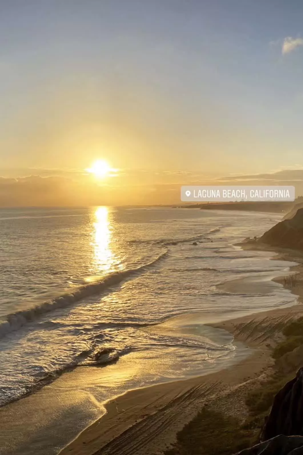 Beautiful Laguna Beach sunset 🌅 posted by kylinusa