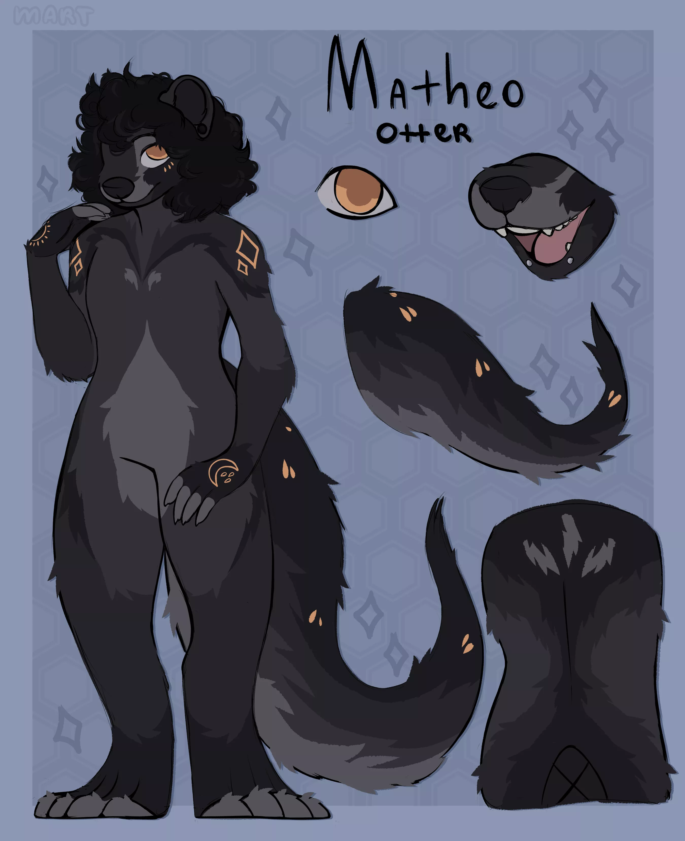 custom character design commission i just finished! (@martalomew on twitter, commissions open) posted by martalomew