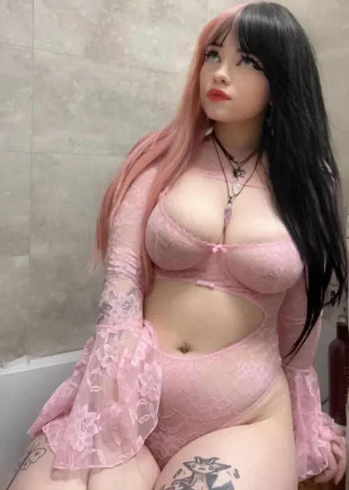 I love pink lingerie by jadethequeen17