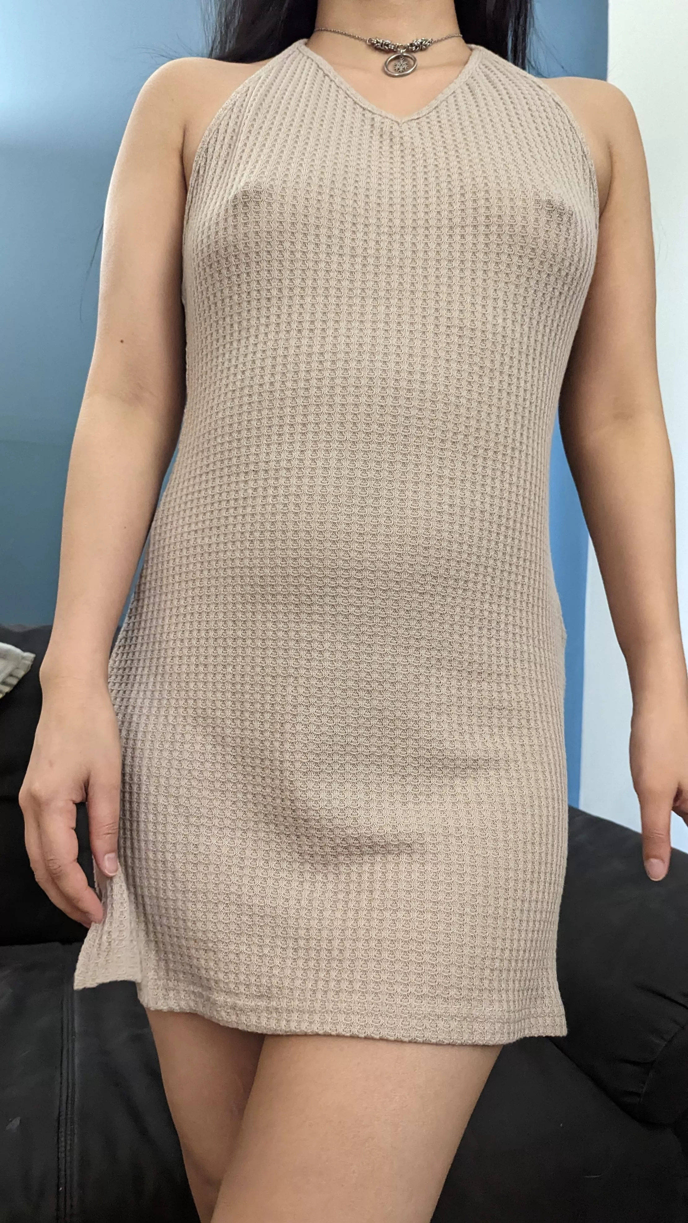 I love seeing other women without bras. Boobs always look better when free! posted by something04something