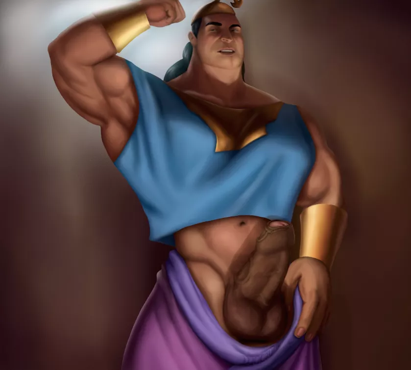 illustration I did of Kronk a few months ago 🤭 (Artist:Diocturn) posted by Diocturn