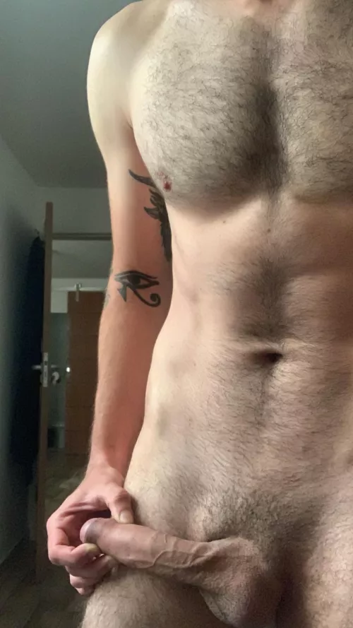 love having fingers run through my body hair by vinux_